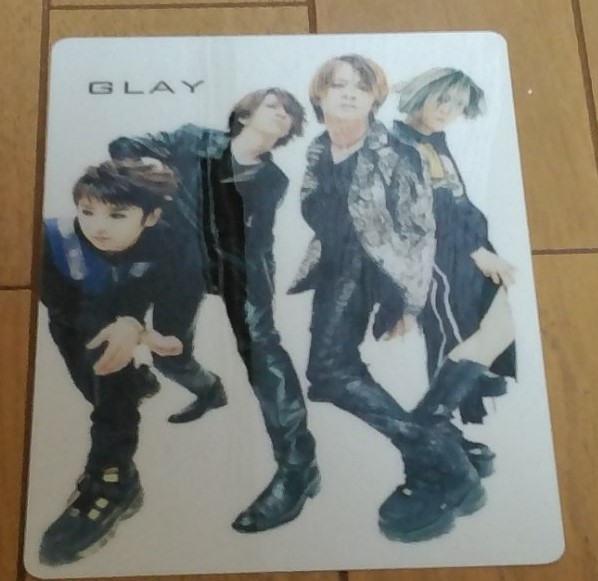 GLAY　購入特典　下敷き　B6サイズ　誘惑　SOUL　LOVE　２枚セット_画像1