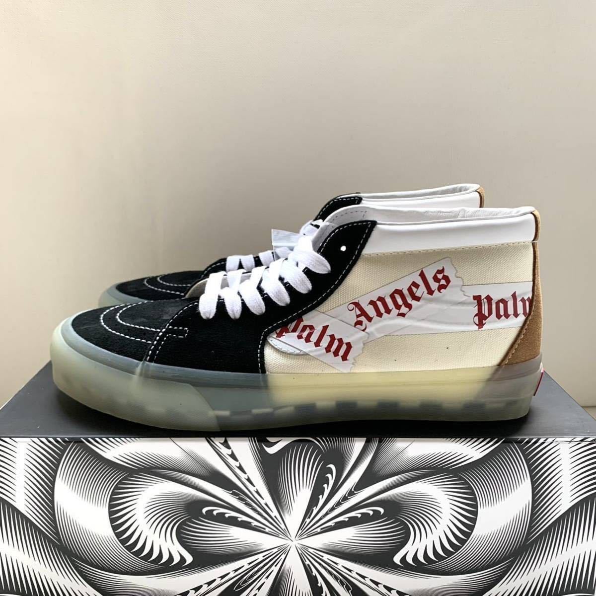 新品 VANS VAULT バンズ ボルトPalm Angels パームエンジェルス コラボ SK8-MID VLT LX スケート ミッド27㎝ スニーカー 2022AW 送料無料_画像4