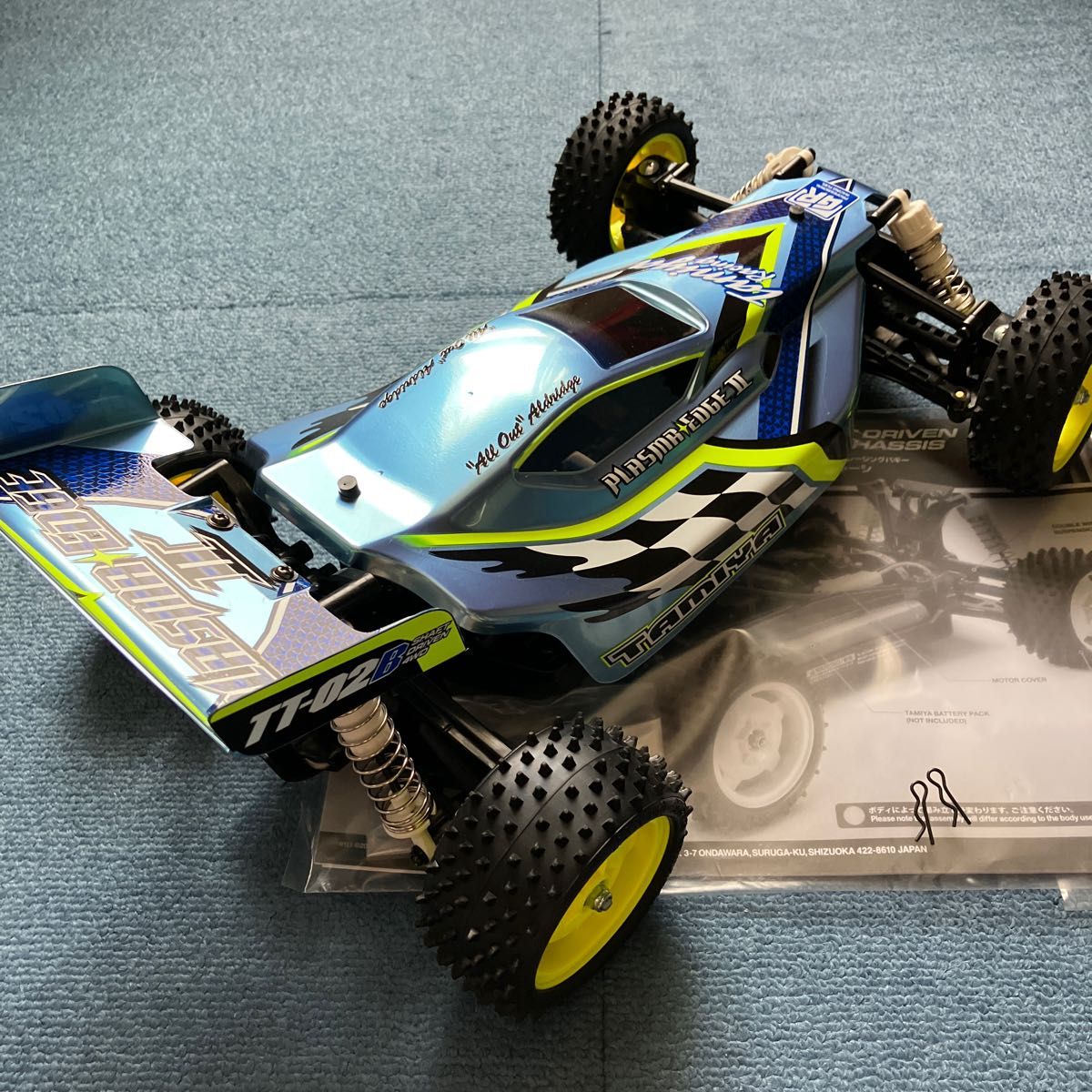 タミヤ 1/10RC TT-02B プラズマエッジ2 XBシャーシのみ未走行 タミヤ 1/10RC TT-02B プラズマエッジ2 XBシャーシのみ未走行