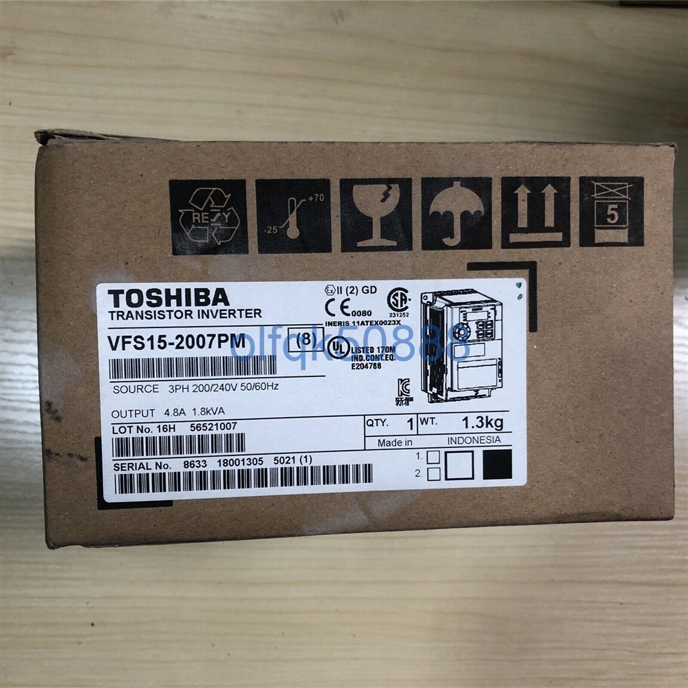 新品◆税込 東京発 代引可◆東芝 インバーター VFS15-2007PM【６ヶ月保証】_画像1