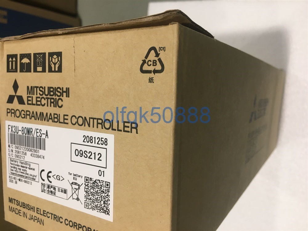 新品◆税込 東京発 代引可◆MITSUBISHI/三菱電機 　FX3U-80MR/ES-A　PLC【６ヶ月保証】_画像1