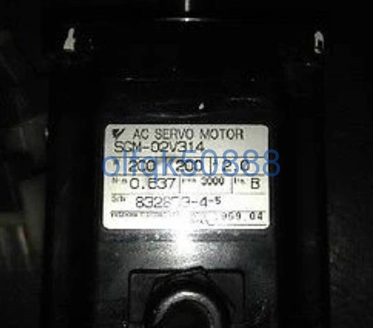 新品◆税込 東京発 代引可◆ YASKAWA / 安川電機 サーボモーター SGM-02V314 【６ヶ月保証】