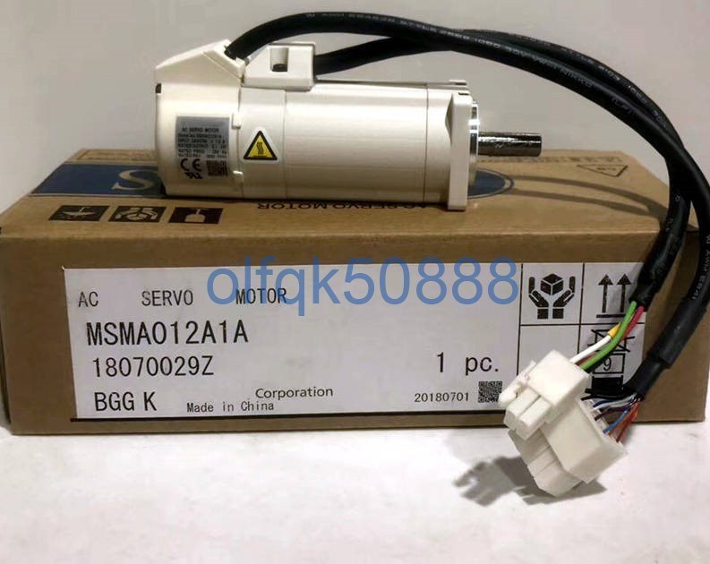 新品【代引★Ｔ番号領収書★税込 東京発】 PANASONIC/パナソニック サーボモータ MSMA012A1A 【６ヶ月保証】_画像1