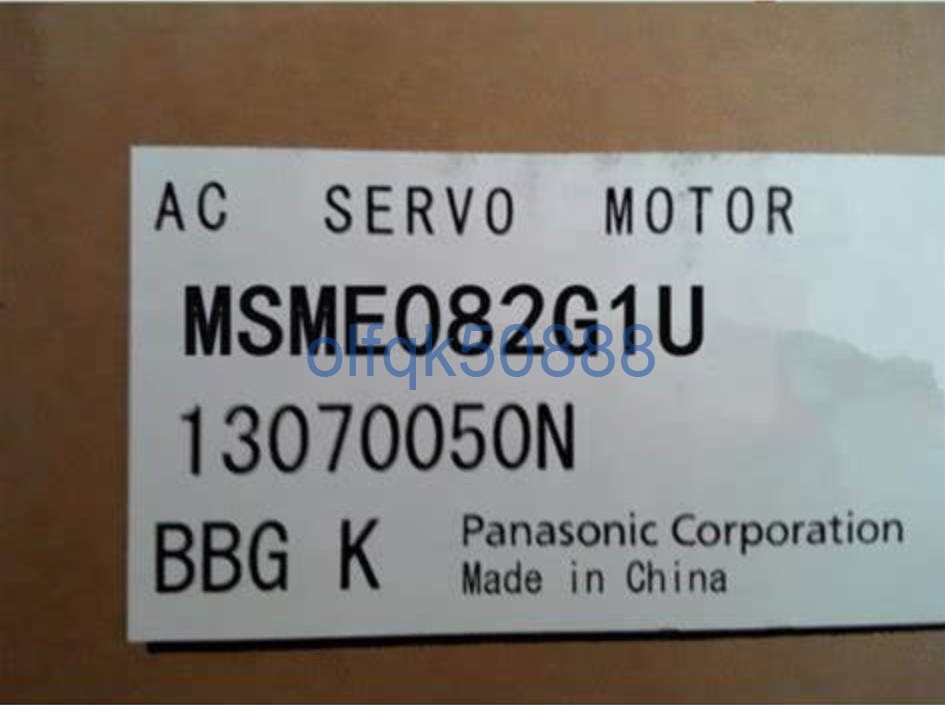 新品◆税込 東京発 代引可◆ Panasonic サーボモーター MSME082G1U 【６ヶ月保証】_画像1