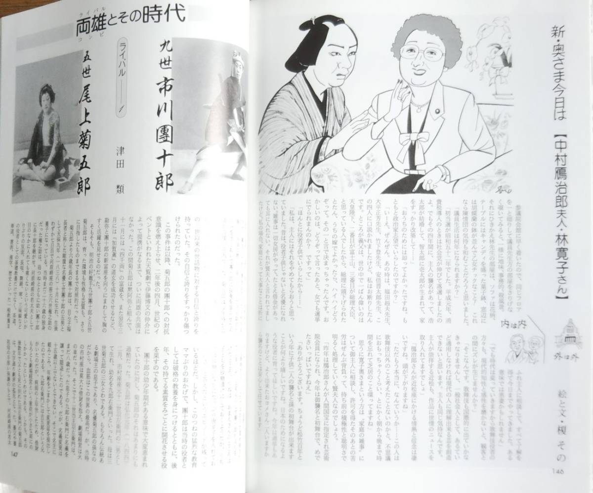 ★歌舞伎雑誌「演劇界」1995(平成7)年1月～12月/12冊セット/市川團十郎中村吉右衛門坂東玉三郎片岡孝夫福助松本幸四郎猿之助勘九郎八十助★_画像7