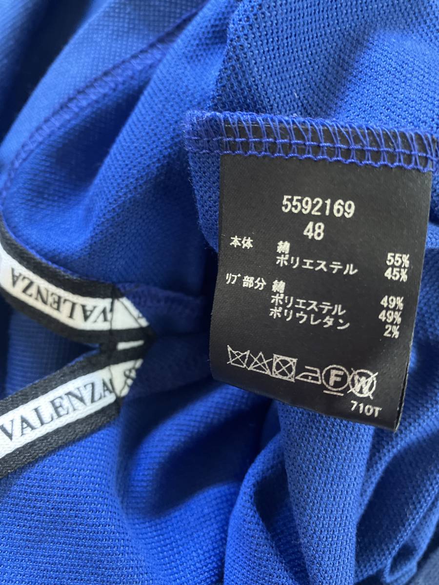 VALENZA SPORTS バレンザ スポーツ レディース 大きなサイズ ラインストーン使い 半袖ポロシャツ size 48_画像4