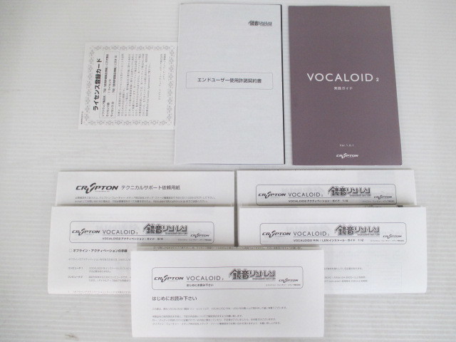 垃圾二手PC軟件VOCALOID 2 / Vocaloid 2 Kagamine Rin·凝乳酶認證Vocalo 原文:ジャンク　中古　PCソフト　VOCALOID2/ボーカロイド2　鏡音リン・レン　ネット認証　ボカロ