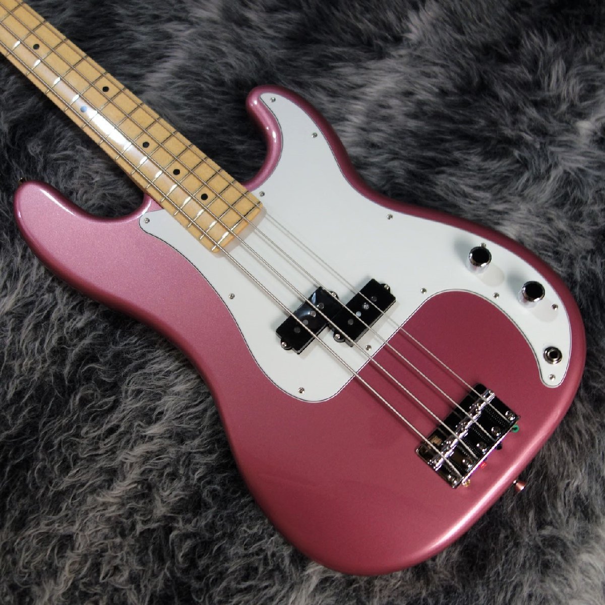 フェンダー Fender Made In Japan Hybrid II Precision Bass Burgundy Mist Metallic with MatchiFender