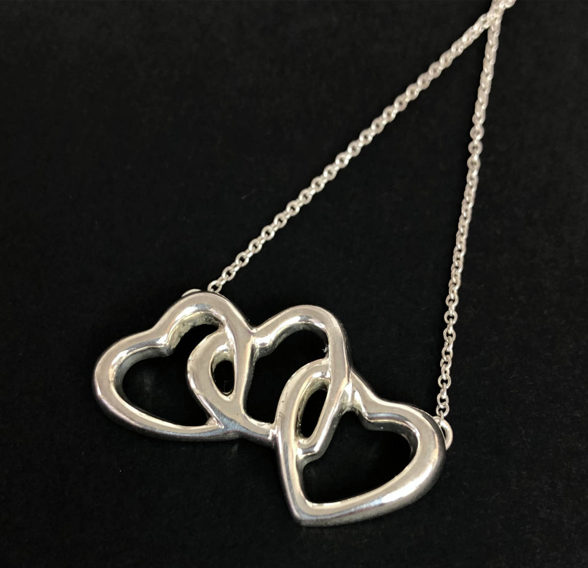 TTIFFANY&Co. ティファニー トリプル オープンハート ネックレス