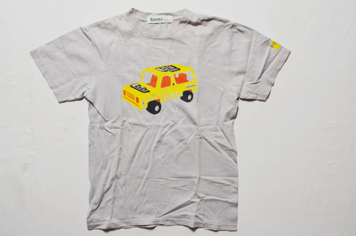 旧タグ【ランドリー Laundry】SUV Tシャツ S グレー 日本製_画像1
