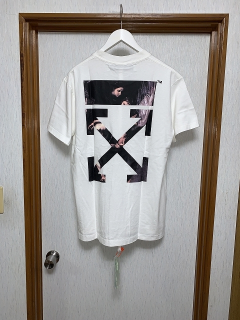 XS 新品 OFF-WHITE CARAVAGGIO ARROW S/S OVER Tシャツ