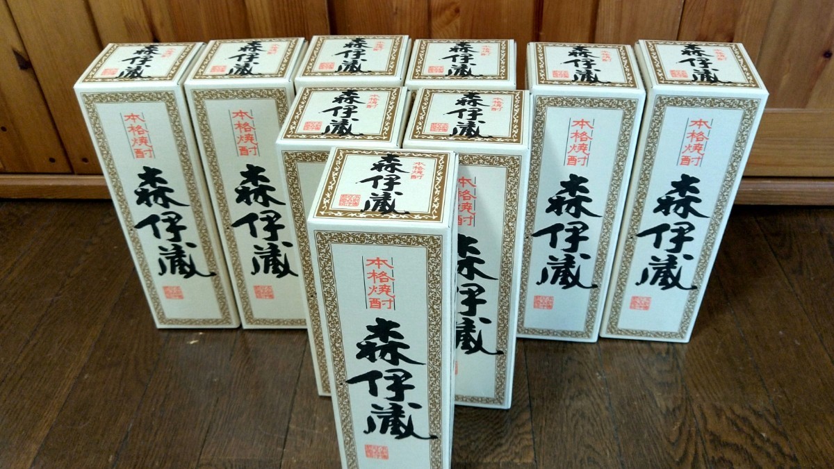 焼酎 森伊蔵720ml 9本セット JAL ファースト ビジネスクラス限定 今月