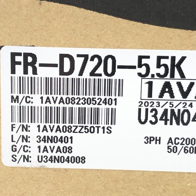 FR-D720-5.5K インバータ 三菱電機 【未開封】 ■K0036583_画像5