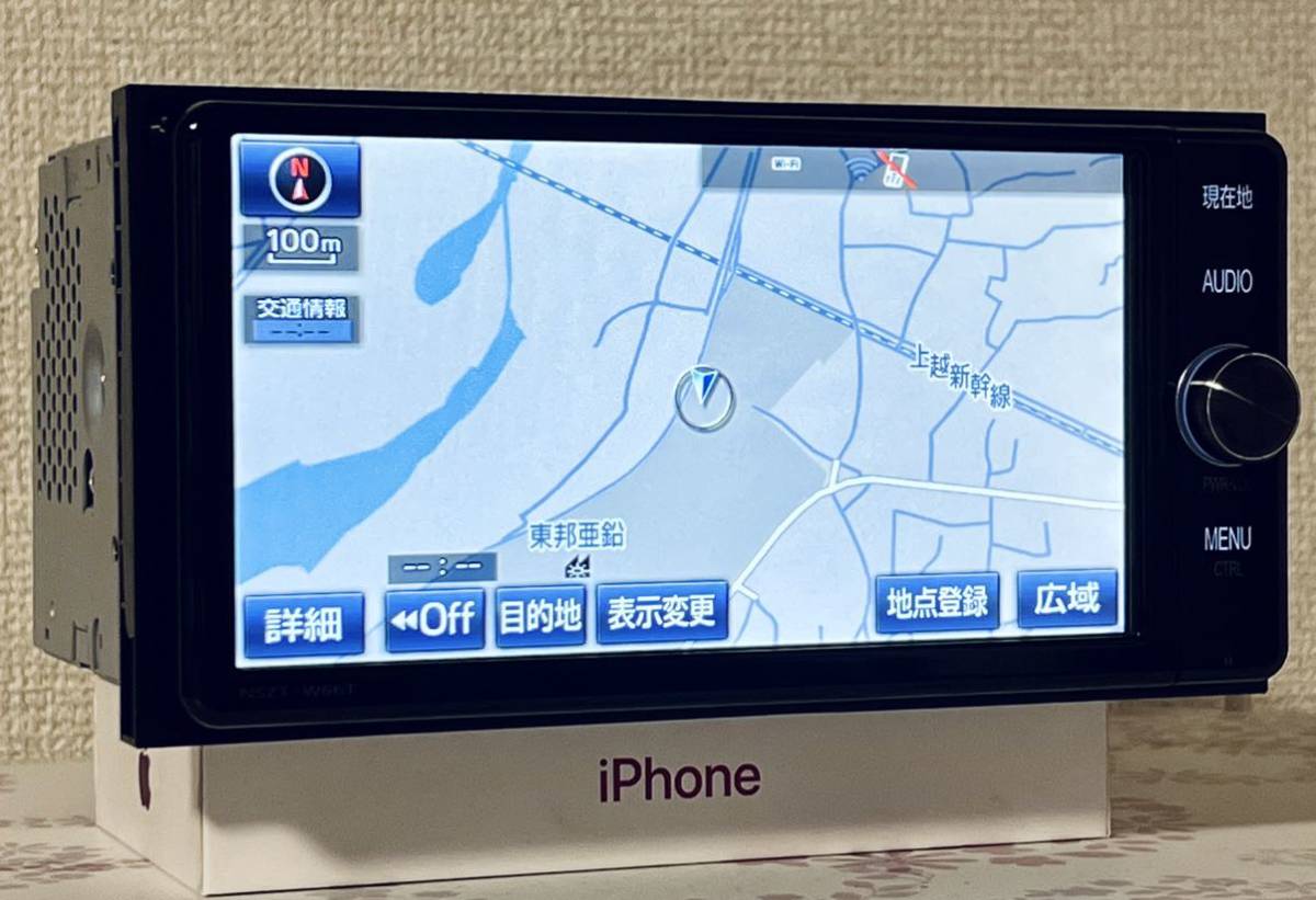 美品) トヨタ純正 SDナビ NSZT-W66T 地図データ2017年Bluetooth