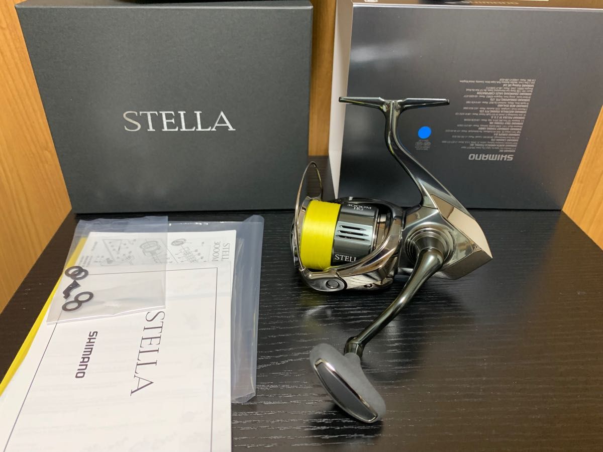 シマノ 22 ステラ 3000MHG 美品 青シール SHIMANO 22 STELLA 3000MHG