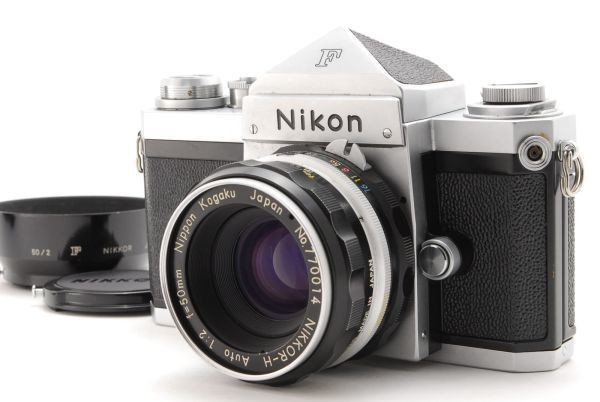 【動作確認済／良品】 ニコン Nikon F アイレベル ボディ 686万番 NIKKOR-H Auto 50mm F2 MF　送料無料　H23760