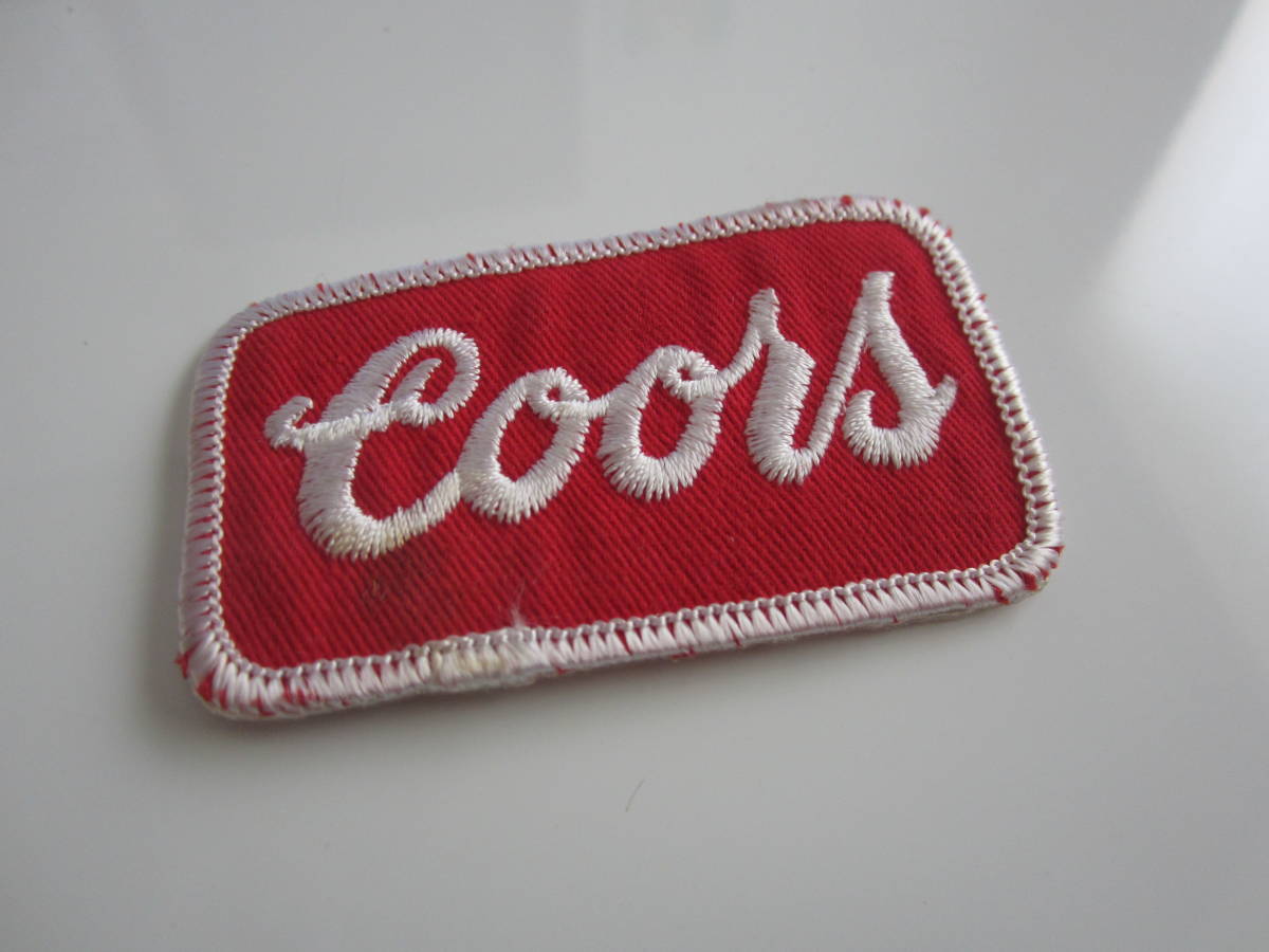 ビンテージ Coors クアーズ ロゴ ビール ワッペン/スポンサー F1 レーシング 自動車 カー用品 作業着 バイク レーシング チーム 197_画像4