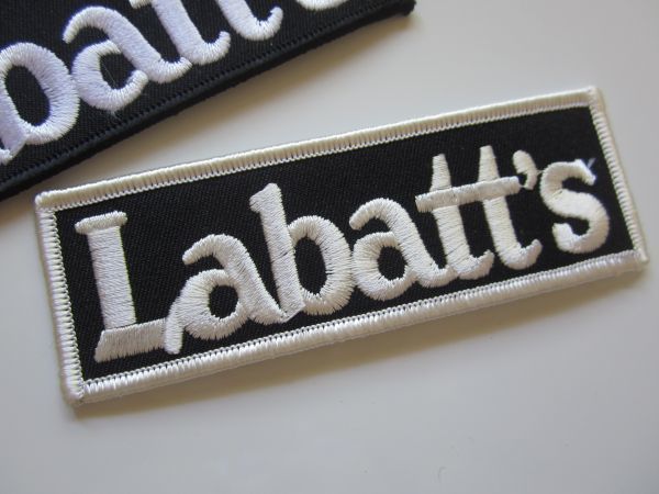 【２枚セット】Labatt's ラバット カナダ ビール 会社 ロゴ レーシング ワッペン/ 自動車 カー用品 整備 フェラーリ モータースポーツ Z01_画像3