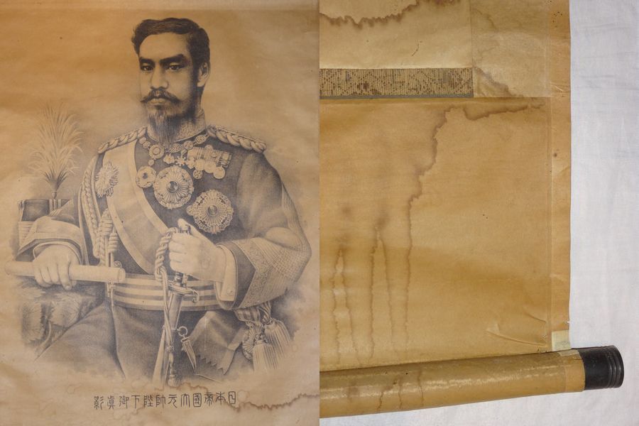  rare 1904 year Meiji 37 year Meiji heaven .. war. ... war .. Japan . country large origin .. under . genuine . large . clothes . genuine .. group Japan army army person paper pcs hold axis picture paper old fine art 