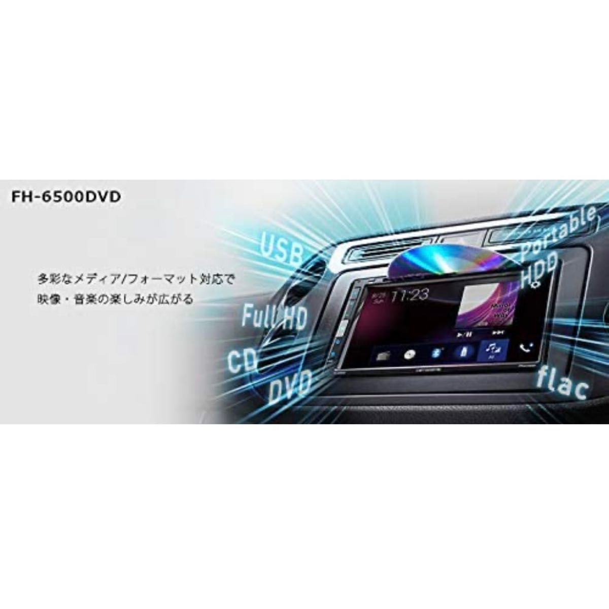 未開封】カロッツェリア FH-6500DVD 6 8V型ワイドVGAモニター バック