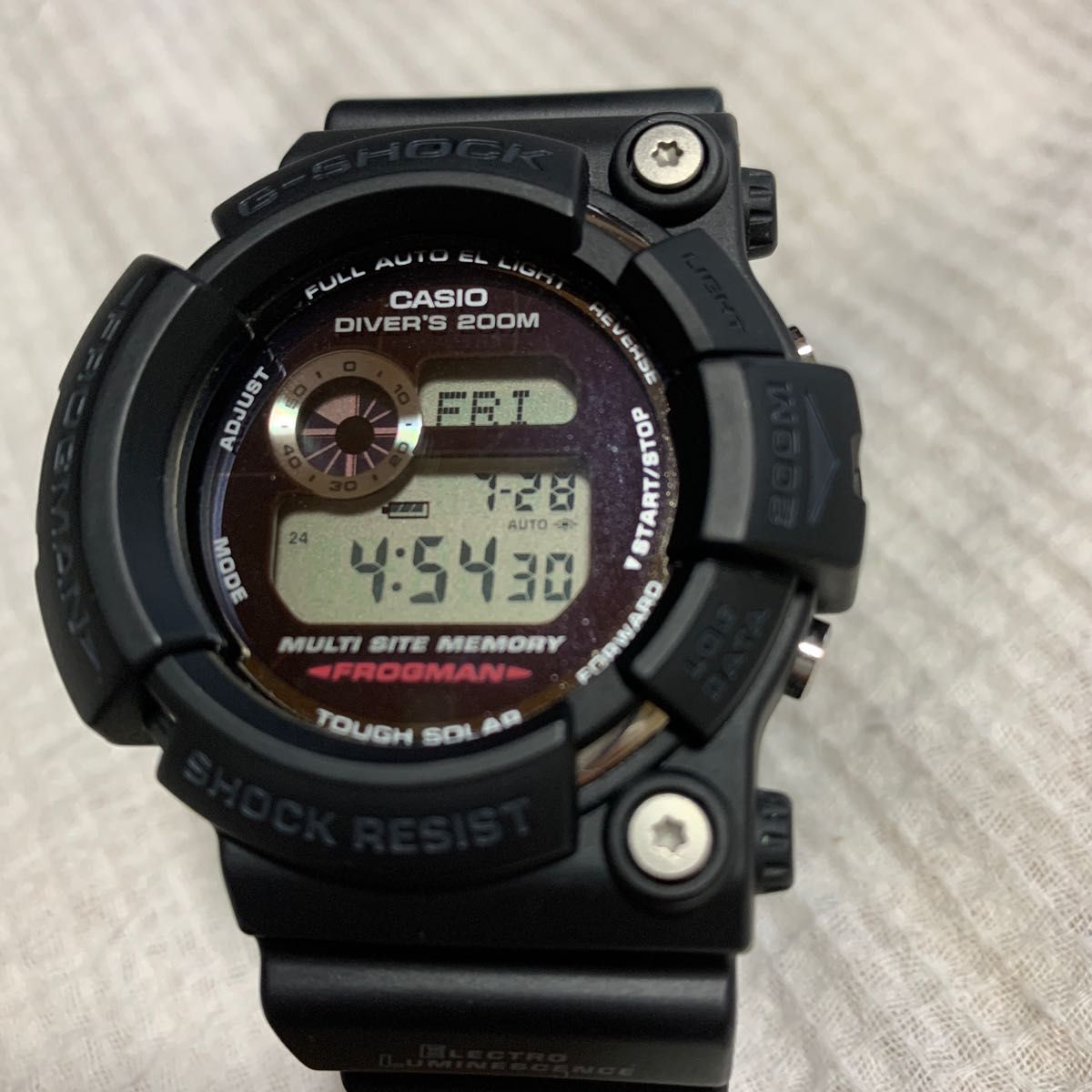 G-SHOCK FROGMAN タフソーラー　ブラック ヘリオス GW-200BC-1JF