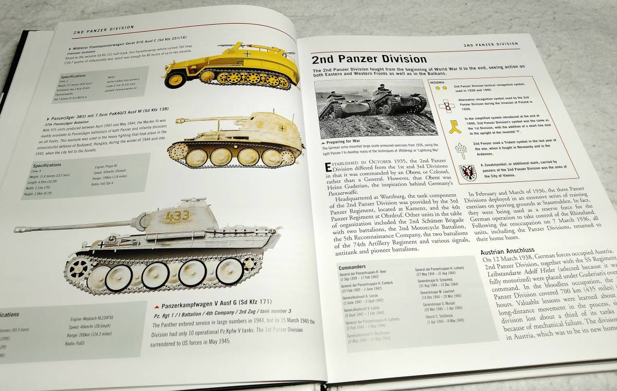 洋書>ドイツ国防軍パンツァー師団1939-45年 戦車 自走砲 ハーフ 洋書>ドイツ国防軍パンツァー師団1939-45年 戦車 自走砲 ハーフ