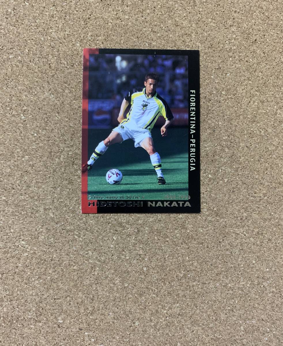 PANINI Primo anno in Serie A HIDETOSHI NAKATA 1998-99 中田英寿 トレーディングカード 31/50_画像1