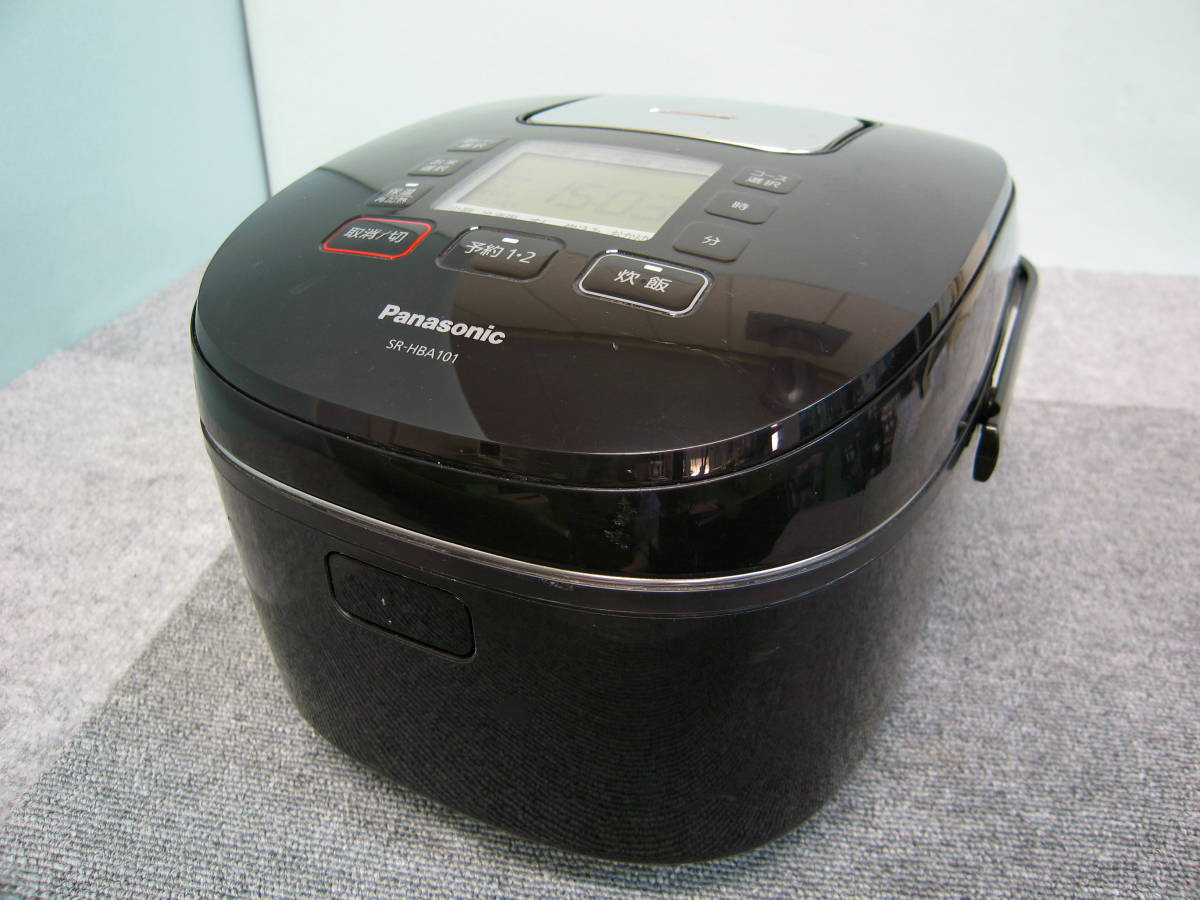 □美品 Panasonic IH炊飯ジャー SR-HBA101 5.5合炊き 2021年製 中古品