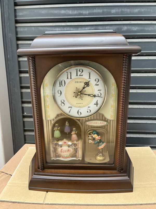完動品] SEIKO RE511B ドリームランド からくり時計 掛け時計 ②