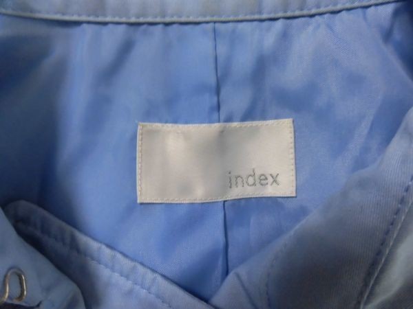 ei-2151　■　index　■ レディース　コート　スプリングコート　ブルー　長袖　サイズS　　ブルーのスプリングコート_画像2