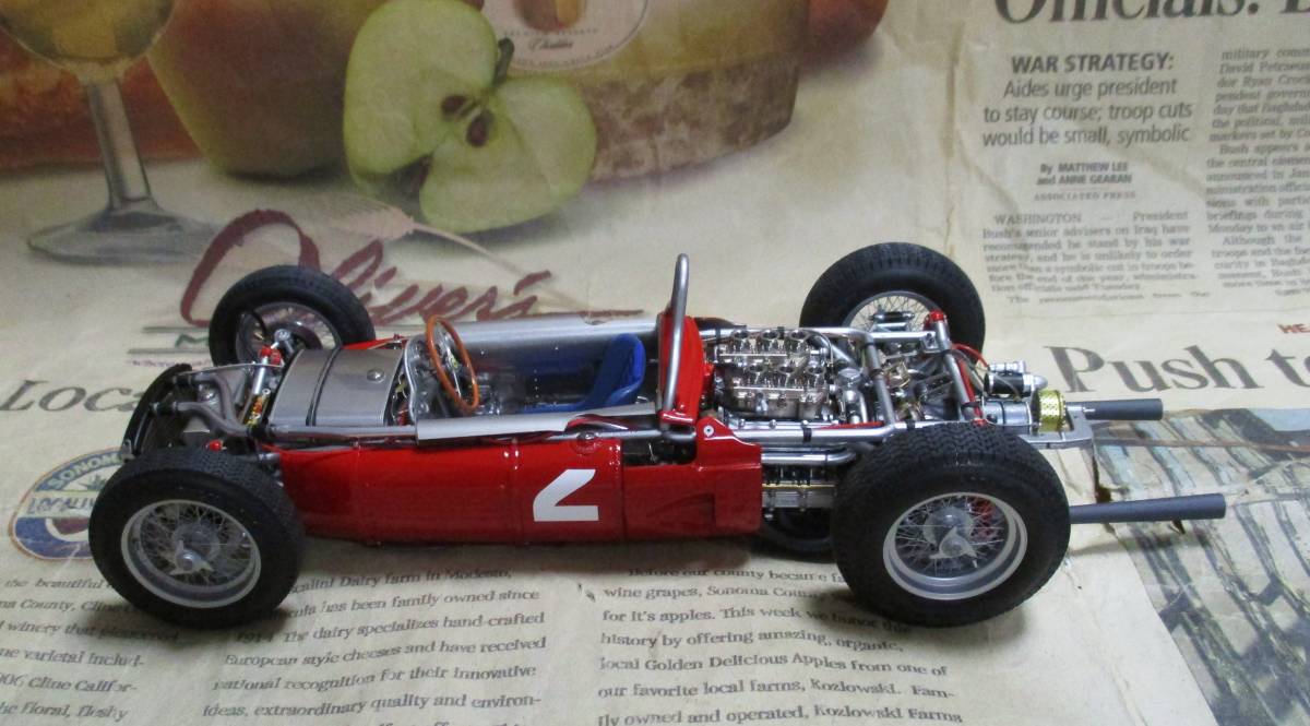 * ultra rare * world 1961 pcs *EXOTO*1/18*Ferrari Tipo 156/120°Sharknose #2 1961 Italian GP≠BBR