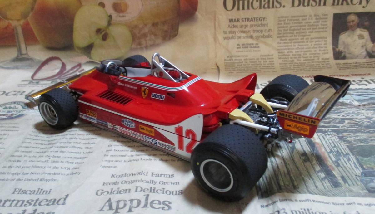 * очень редкий распроданный *EXOTO*1/18*1979 Ferrari 312T4 #12 1979 South African GP*Gilles Villeneuve* Ferrari 