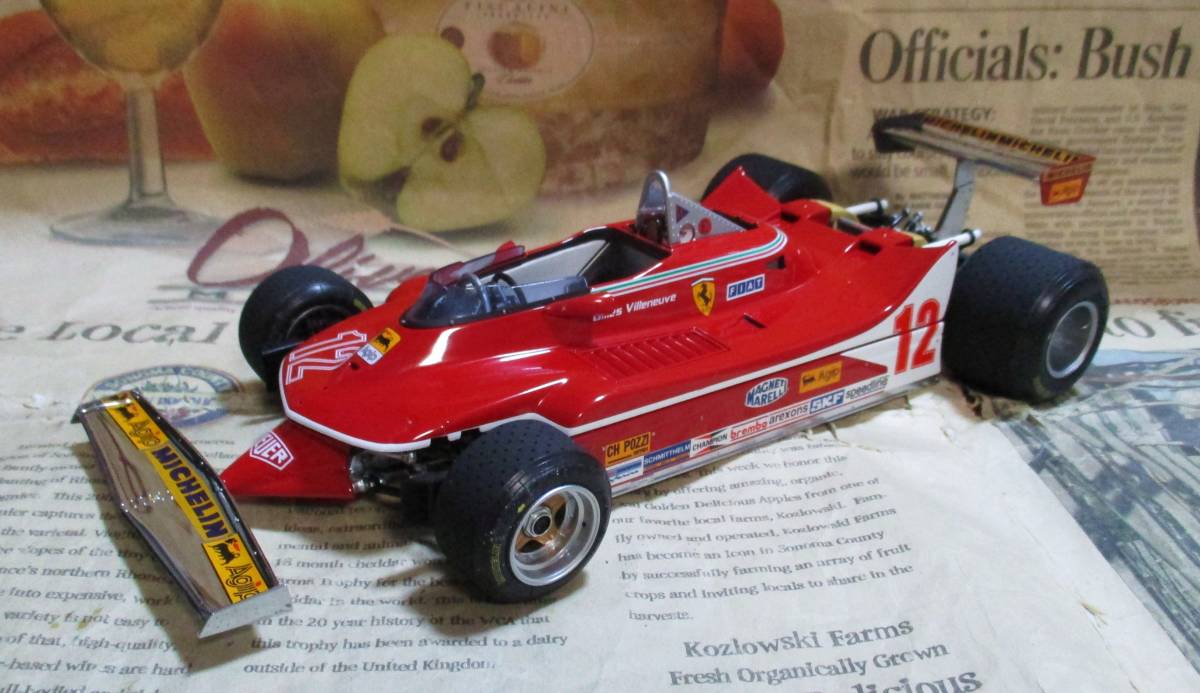 * очень редкий распроданный *EXOTO*1/18*1979 Ferrari 312T4 #12 1979 South African GP*Gilles Villeneuve* Ferrari 