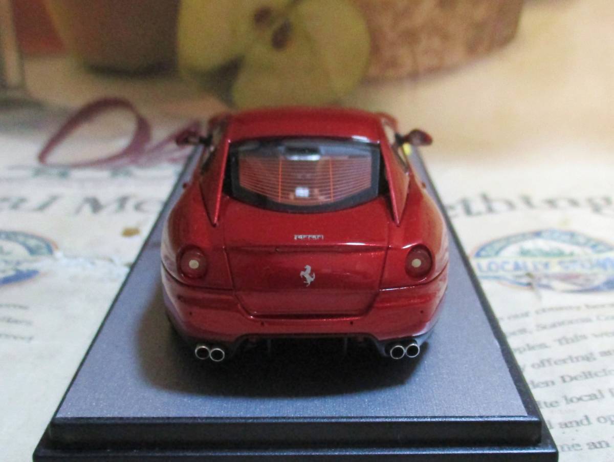 ★激レア絶版*プロ製作*BBR*1/43*Ferrari 599 GTB Fiorano - Salone di Ginevra 2006 メタリックレッド*フェラーリ≠MR_画像4