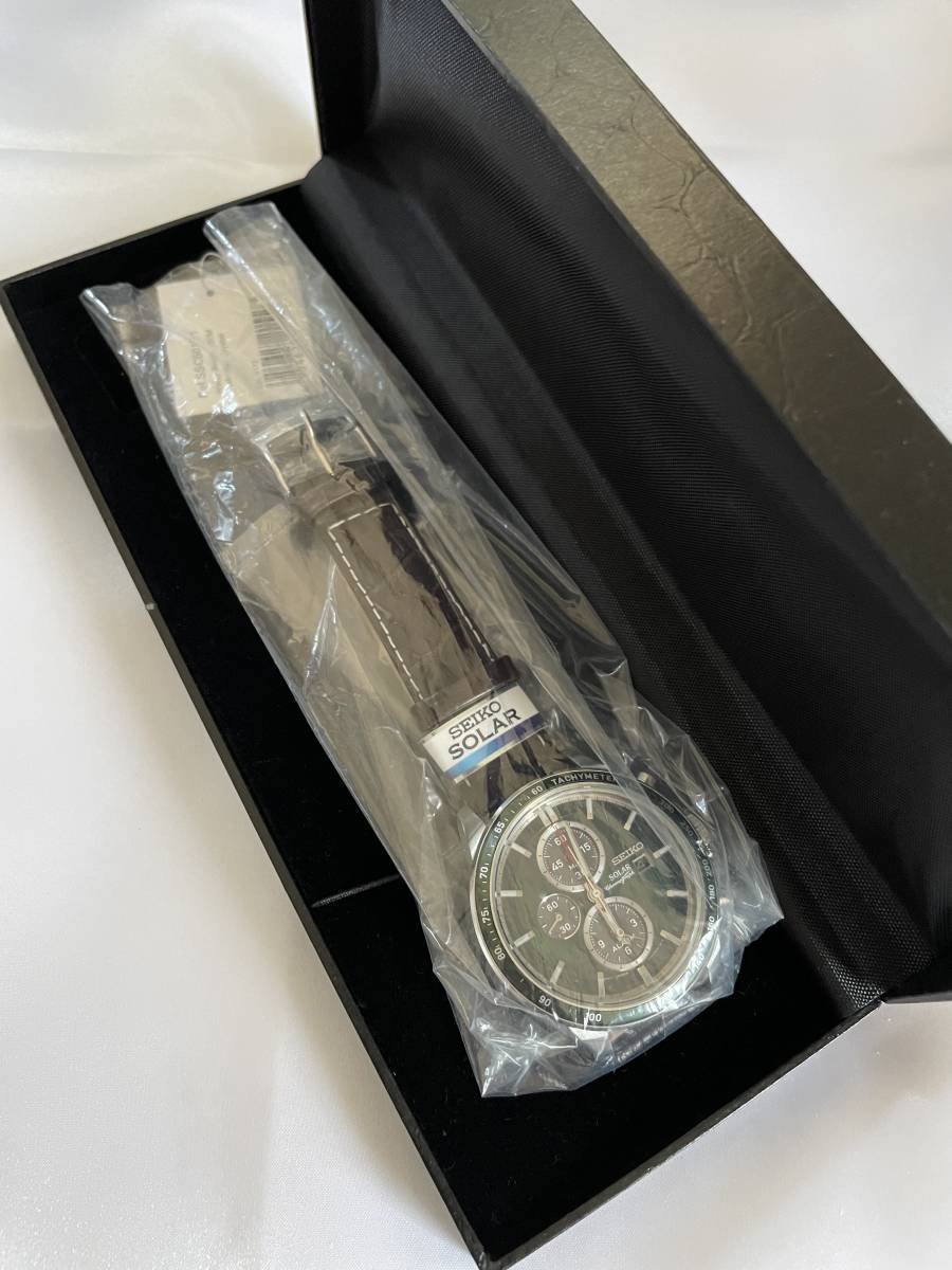 ◇新品／正規品／送料無料◇ SEIKO ソーラー クロノグラフ グリーン SSC501P1 ( 腕時計 セイコー アナログ 緑 )_画像5