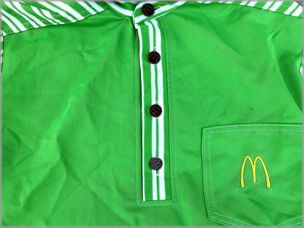 ★マクドナルド　70s　ビンテージ　ユニフォーム　半袖　ポロシャツ　size M　アメリカ買付★検 mcdonald's 企業物 ノベルティ 制服 古着_画像6