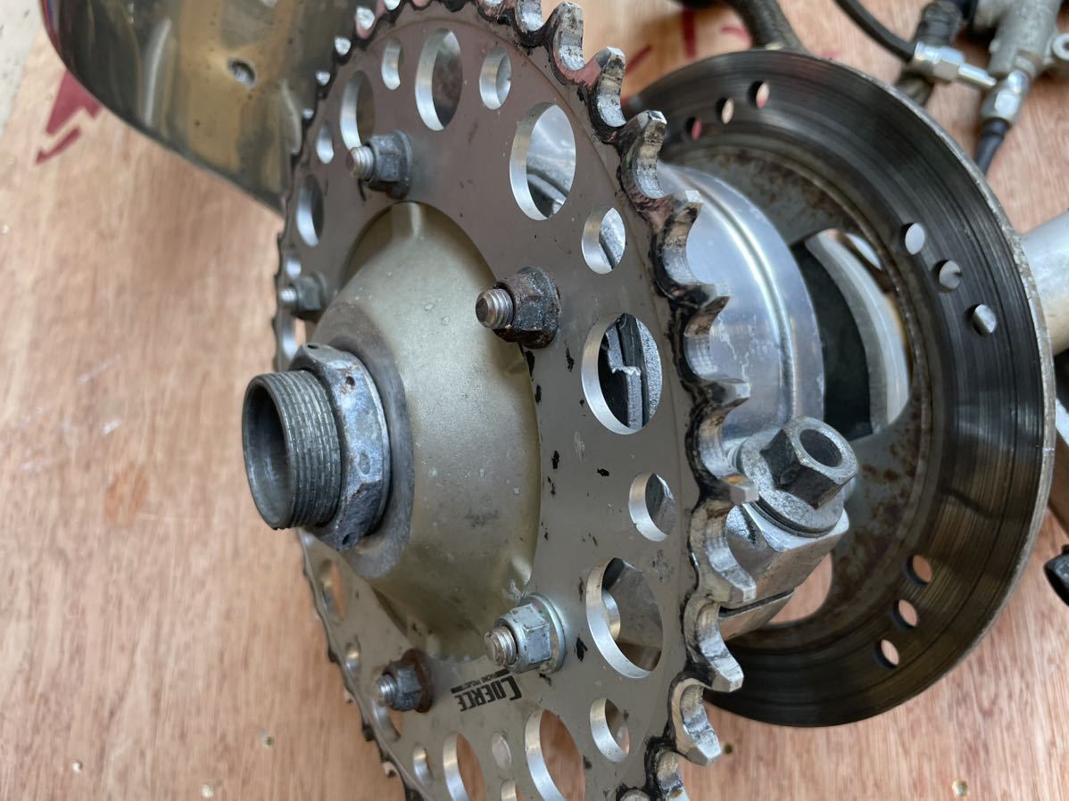NSR250R MC28 スイングアーム一式 プロアーム 5.5j化 MC16外し 8