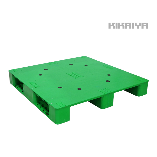 KIKAIYA プラスチックパレット グリーン ゲタ型 樹脂パレット プラパレ スキッドパレット 物流 （個人様は営業所止め）