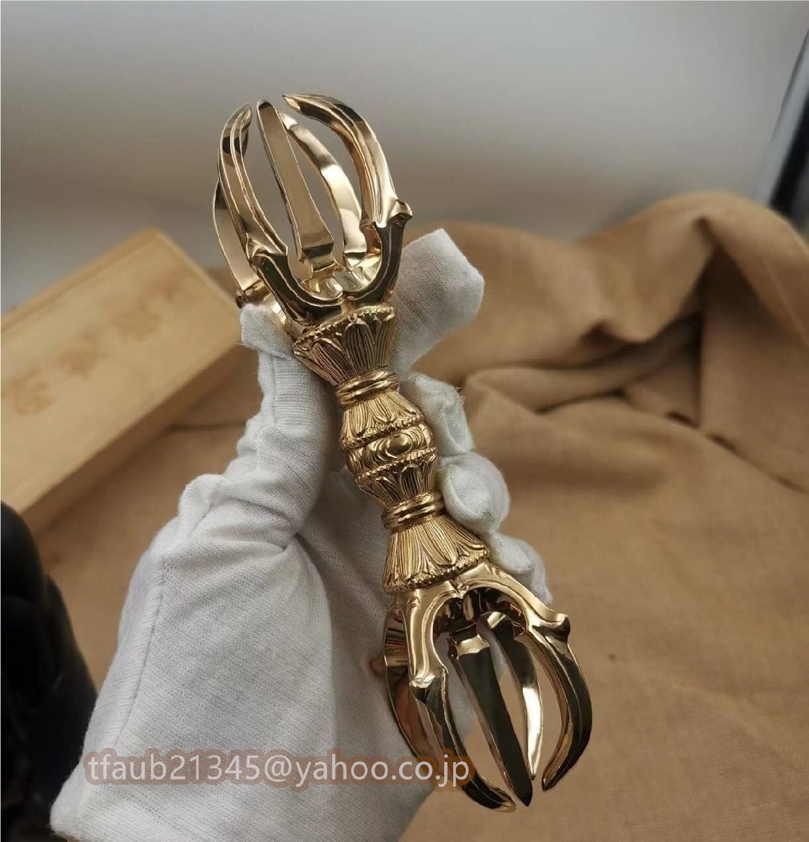 人気ブランドを 法具 金剛杵仏具 五鈷杵 寺院用仏具 【ケーリーフ