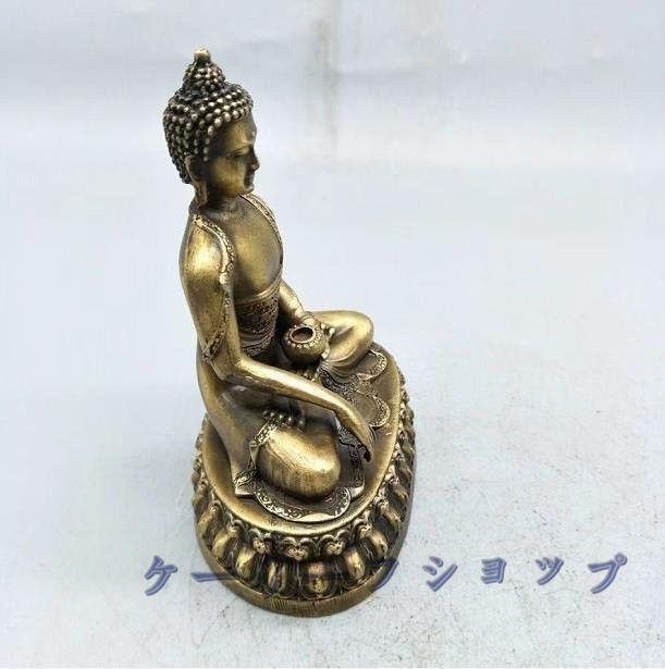 【ケーリーフショップ】仏像 真鍮 釈迦像 チベット美術_画像5
