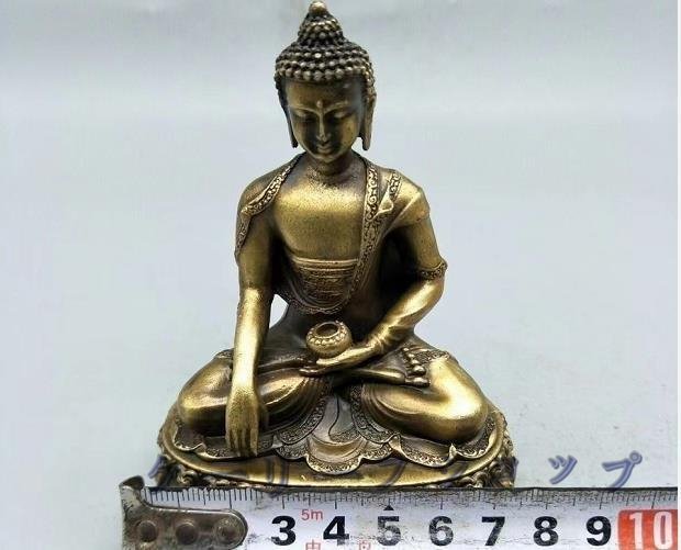 【ケーリーフショップ】仏像 真鍮 釈迦像 チベット美術_画像8