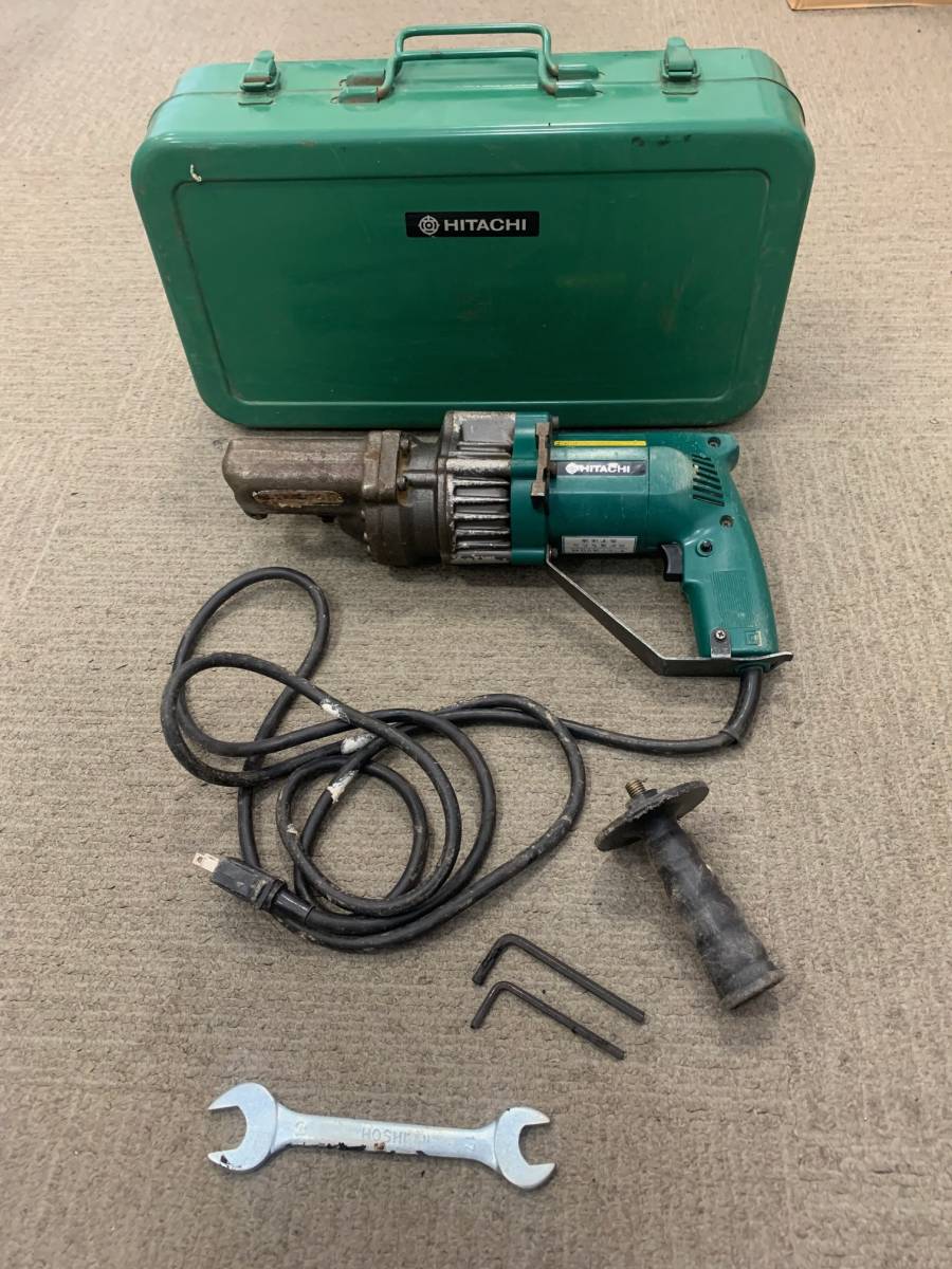 1円スタート☆日立工機☆鉄筋カッター☆CF13☆電動工具☆ケース付