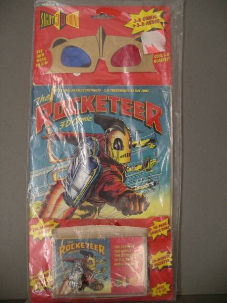 ディズニー ロケッティア カセット付き 3-Dコミック Rocketeerの画像1