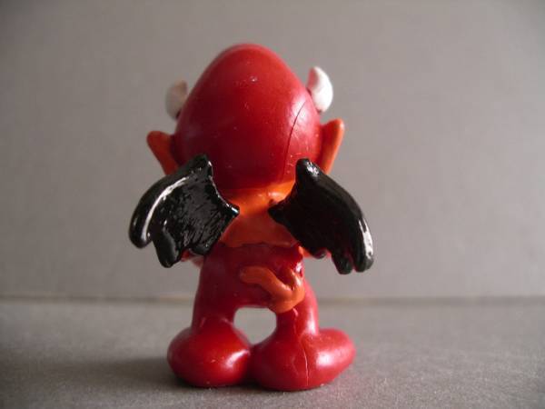 Smurf Smurf PVC figure demon orange 