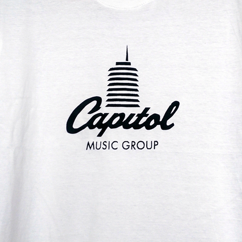 送込　キャピトル レコード Capitol Records 半袖Tシャツ　白　Mサイズ _画像2