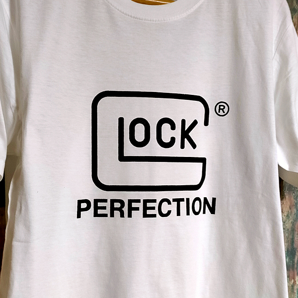 送込 Glock グロック19 半袖Tシャツ 白 XLサイズ の画像2