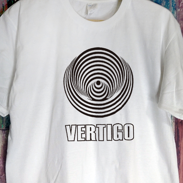 送込　ヴァーティゴ　レーベル　VERTIGO　半袖Tシャツ　白　Mサイズ_画像2