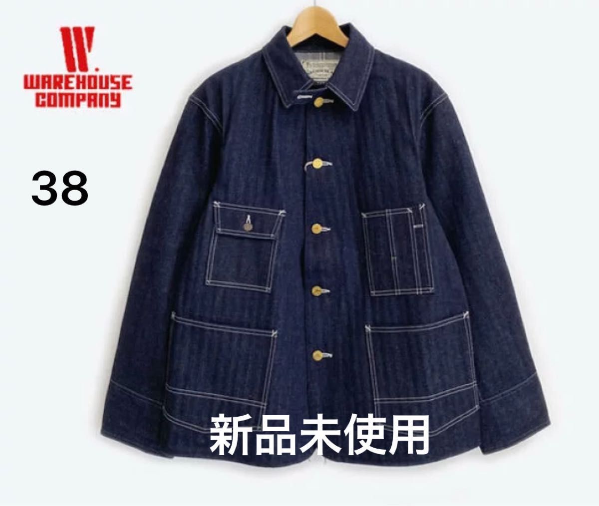 ウエアハウス Lot 2165 INDIGO HERRINGBONE COVERALL カバーオール