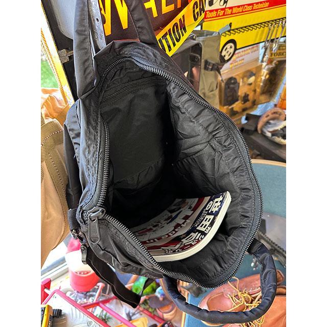 U.S.タイプヘルメットバッグ　AIR FORCE　ストラップ付き（ブラック） ■ アメリカ雑貨_画像7