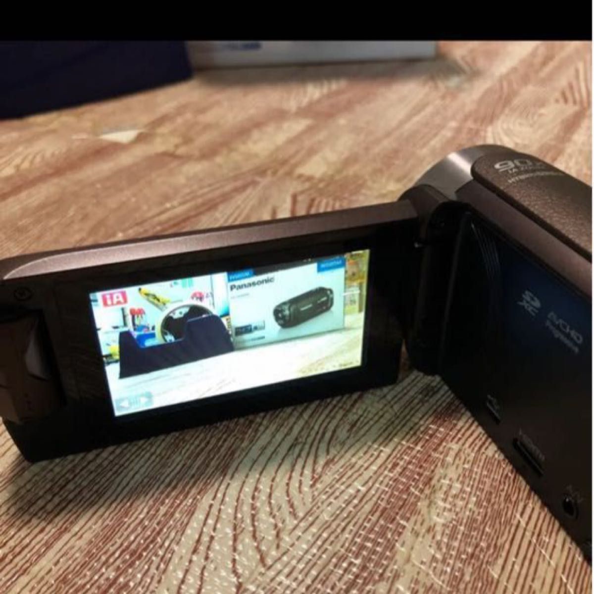 美品 HC-W585M ビデオカメラ パナソニック ブラウン ワイプ撮り